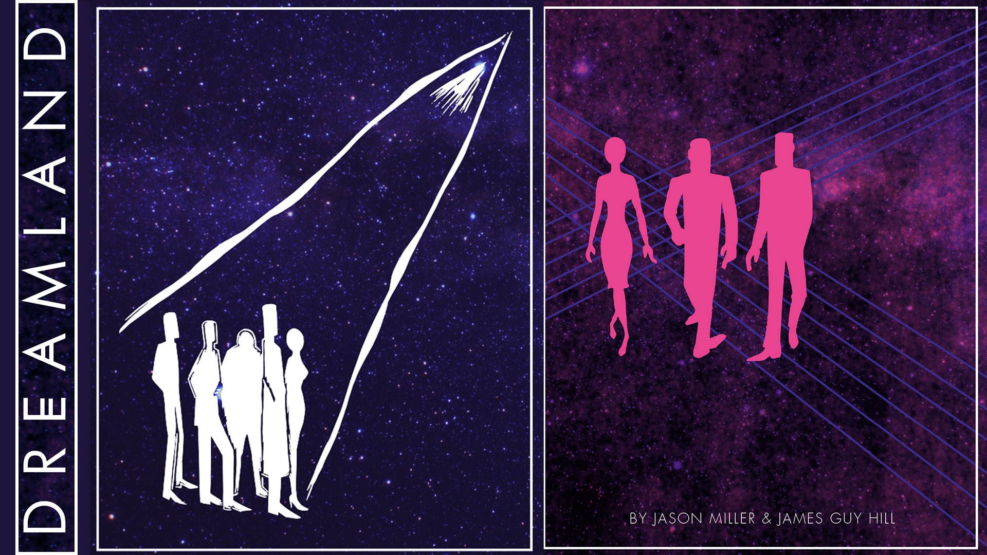 Dreamland comic book covers